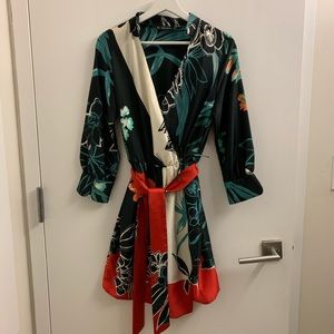 Zara Kimono Style Floral Dress